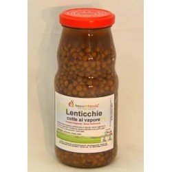 Lenticchie cotte al vapore